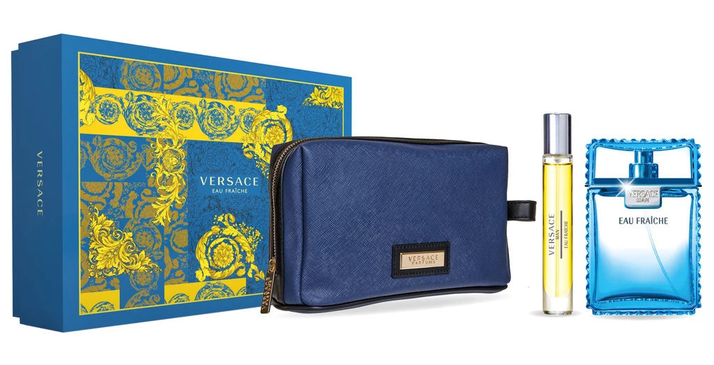 Versace Man Eau Fraiche Set xribbonline perfume fragrance buy shop online